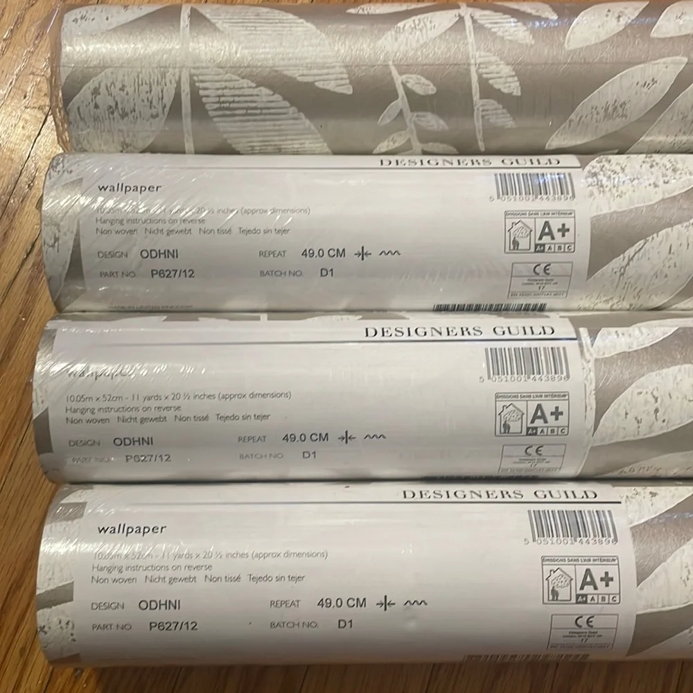 Designers Guild Odhni Wallpaper, 4 rolls, 11 yds each